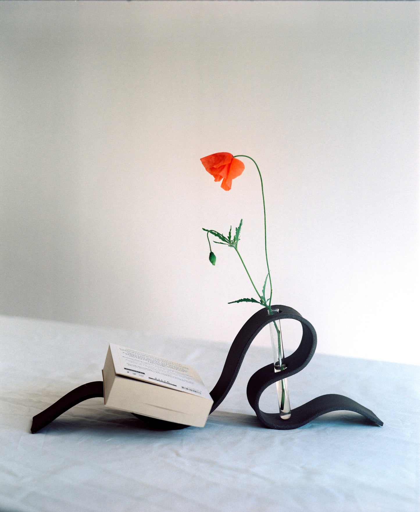 RUSTIC BROWN RIBBON VASE