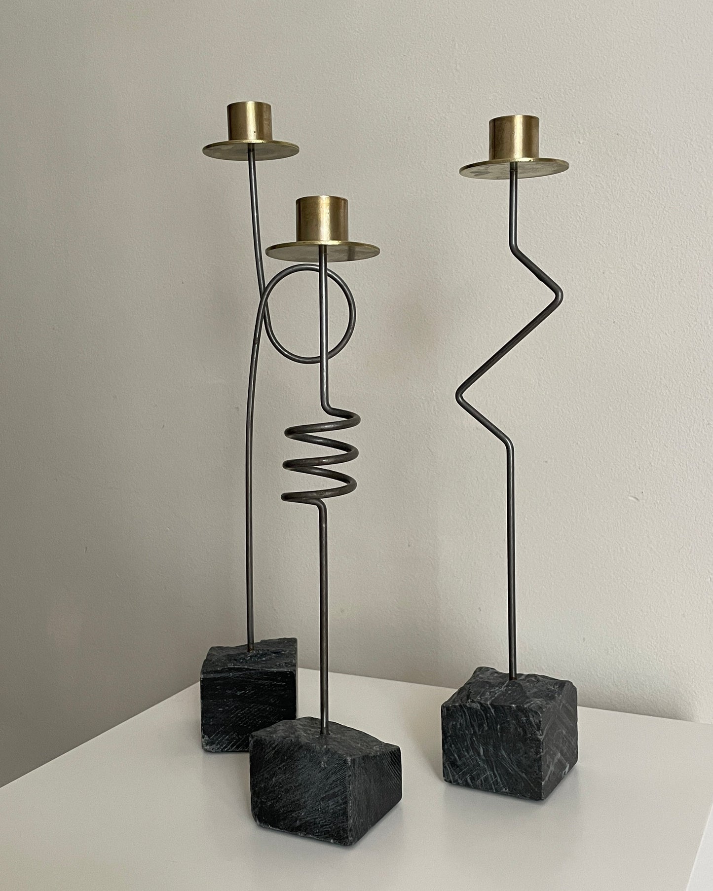 TRIO KRASEN CANDLEHOLDERS