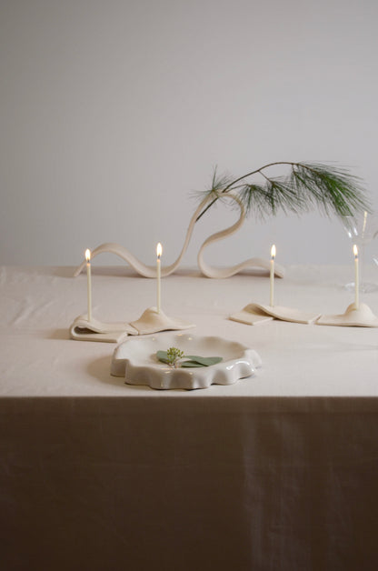 OFF WHITE GREAT COMPANY CANDLEHOLDER