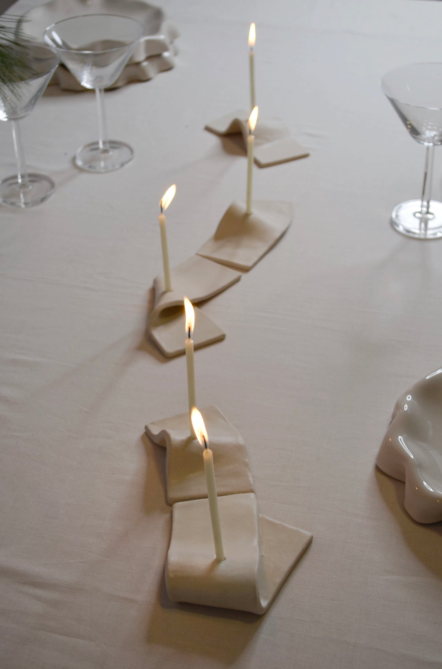 OFF WHITE GREAT COMPANY CANDLEHOLDER