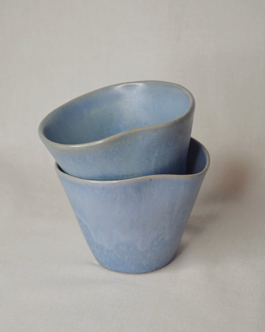 SKY BLUE TULIP MUG